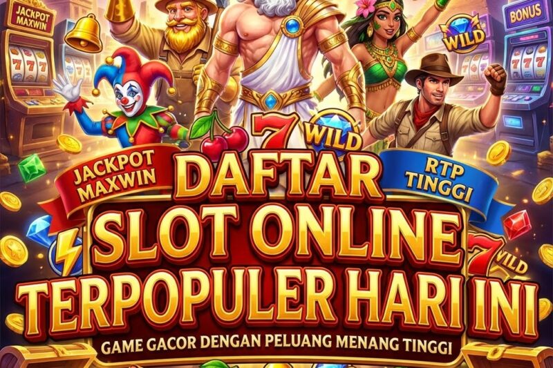 Daftar Slot Online Terpopuler Hari Ini: Game Gacor dengan Peluang Menang Tinggi